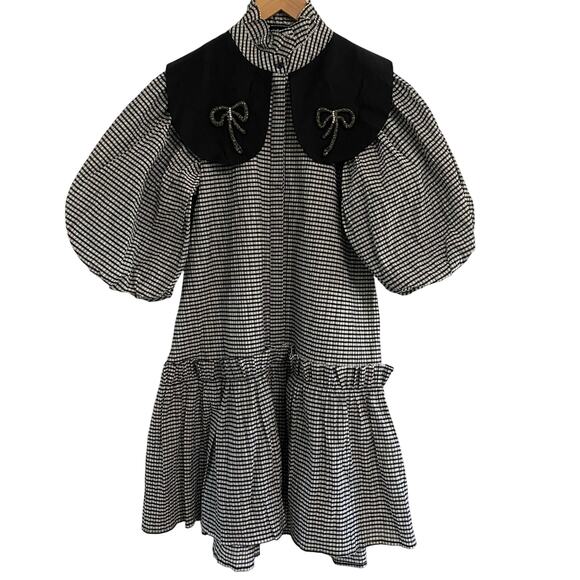 Sister Jane Black and White Mini Dress - Picture 1 of 12